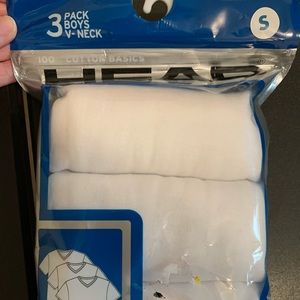 New 3-pack S white tees